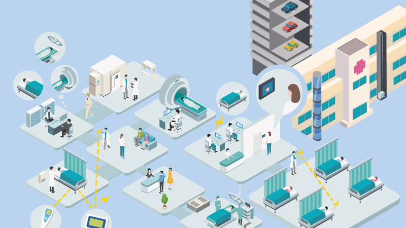サンキのビジネスフィールド”病院施設”
